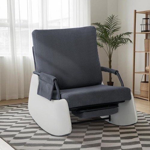 Upholstered nursery rocking - nursery,